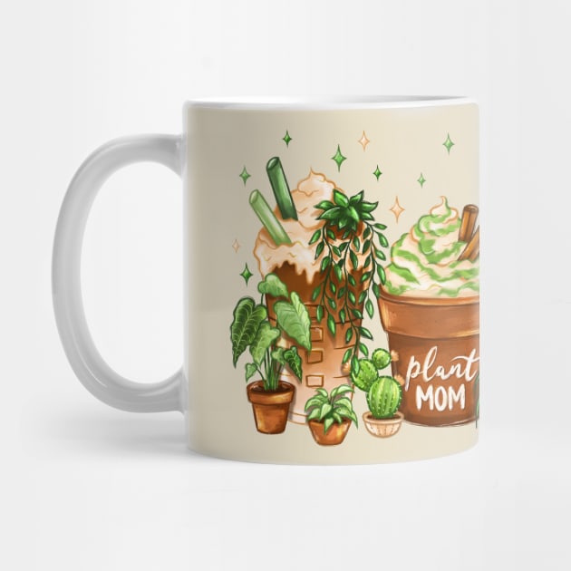 Plant Mom Coffee Design by MoonyLimeDesign